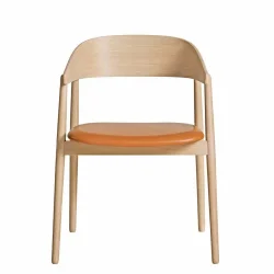 Andersen Furniture AC2 stol i eg m. l�ders�de 