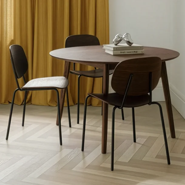  Ro Collection Salon rundt spisebord med udtr�k�(Inkl. 2 till�gsplader) 