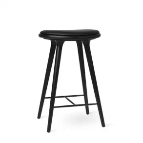 Mater High Stool Sort bejdset eg 69cm