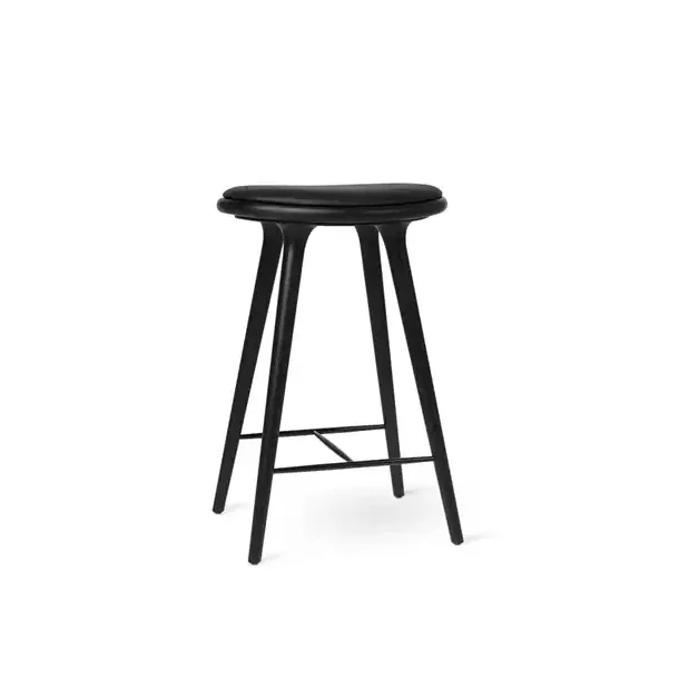 Mater High Stool Sort bejdset eg 69cm