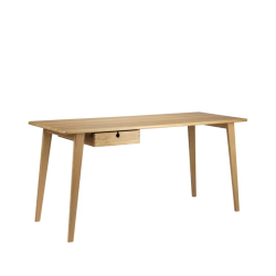 C67 Butler skrivebord stor - Natur lakeret eg