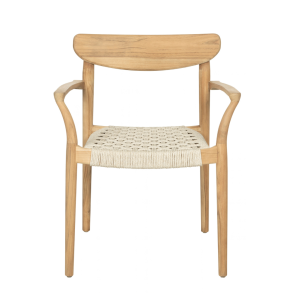 NARA spisebordsstol i teak m. flet 