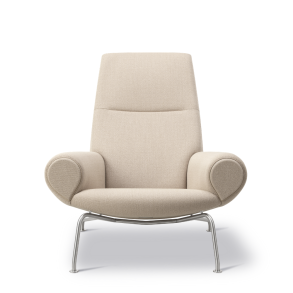 Fredericia Furniture Wegner Queen Chair - Gratis skammel med i k�bet 