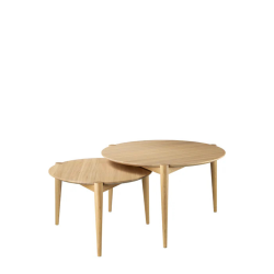 FDB M�bler D102 S�s sofabord - Eg olieret/sort �70�