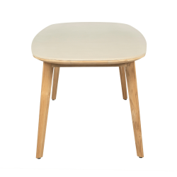 NARA spisebord i teak m. Superstone bordplade