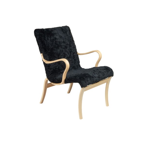Bruno Mathsson MI 425 Mina L�nestol med arml�n f�rskind