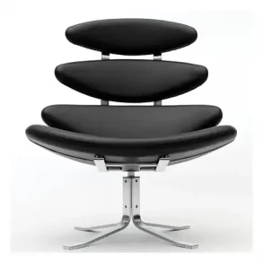 Fredericia Furniture Corona stol i Sort lder