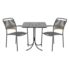 Mandalay Pure & Verona Teak Caf�s�t L67 -  Antracit