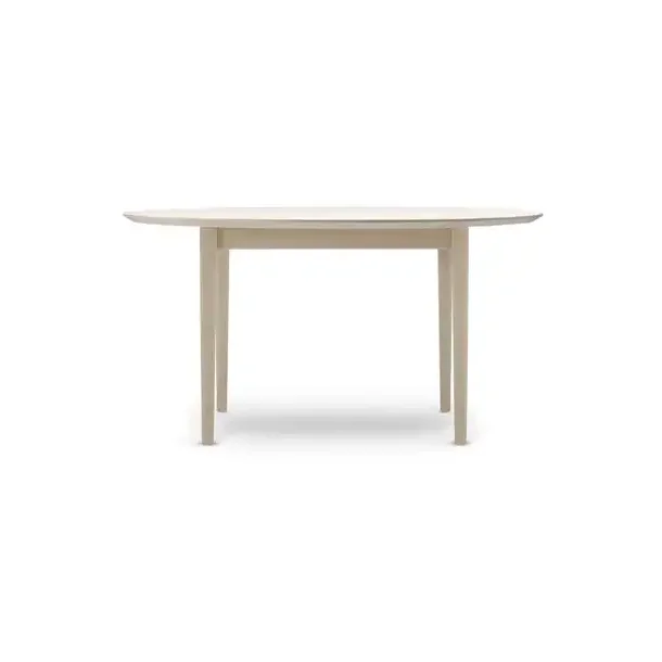 Andersen Furniture Rundt spisebord (Model 290) i massiv eg med udtrk, 110 cm i diameter