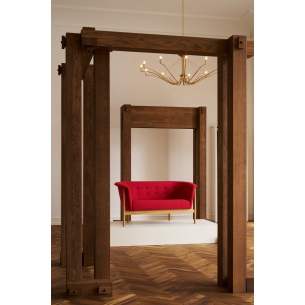 Carl Hansen &amp; S�n ND52-2 Vita 2 pers. sofa af Nanna Ditzel Eg olie, Sisu 0645