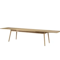 FDB M�bler C35CH spisebord med hollandsk udtr�k, 8-10 personer