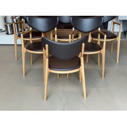 Ro Collection Salon Chair - Olieret eg - 6 stk. 