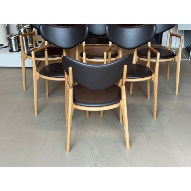 Ro Collection Salon Chair - Olieret eg - 6 stk. 