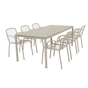 Mandalay Terra & Ivy Wire Haves�t 6-8 pers. Taupe