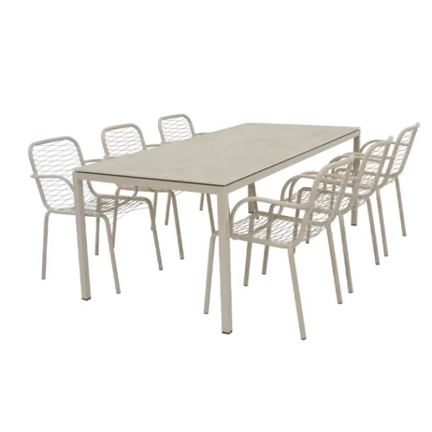 Mandalay Terra &amp; Ivy Wire Haves�t 6-8 pers. Taupe