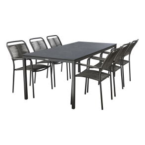 Mandalay Pure & Verona haves�t 6-8 pers. Antracit