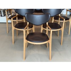 Ro Collection Salon Chair - Olieret eg - 6 stk. 