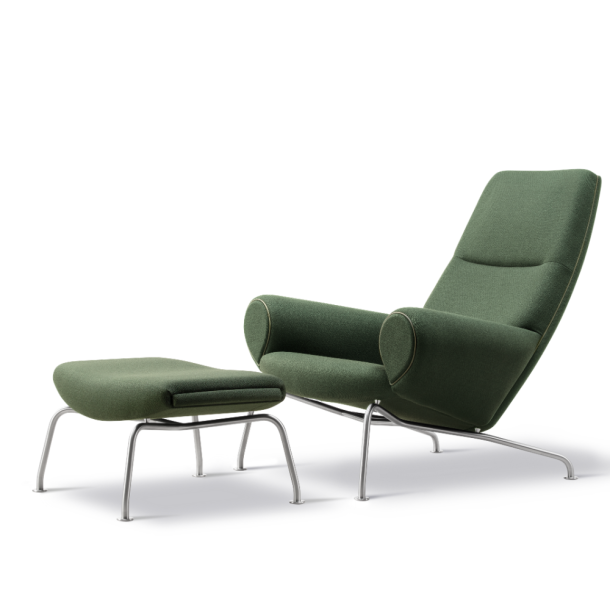 Fredericia Furniture Wegner Queen Chair - Gratis skammel med i k�bet 