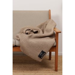 S.N.S Herning HAVEN blanket, caramel latt� melange