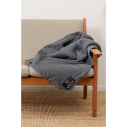 S.N.S Herning HAVEN blanket, warm grey melange