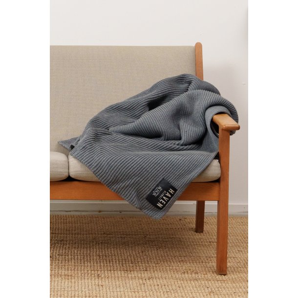 S.N.S Herning HAVEN blanket, warm grey melange