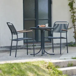 Mandalay Pure &amp; Verona Teak Caf�s�t �67 - Antracit