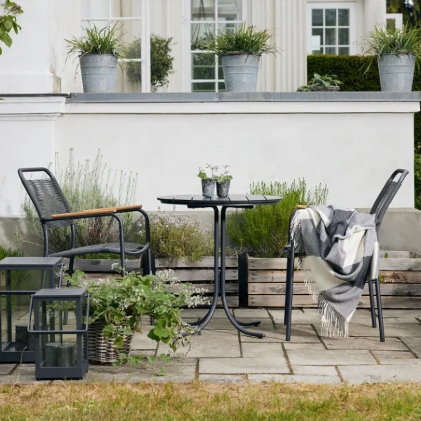 Mandalay Pure &amp; Verona Teak Caf�s�t �67 - Antracit