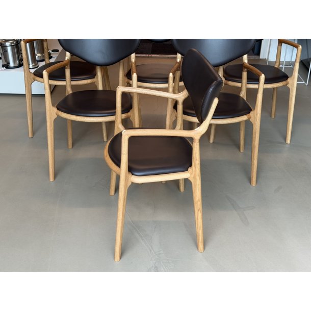 Ro Collection Salon Chair - Olieret eg - 6 stk. 