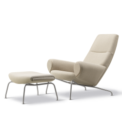 Fredericia Furniture Wegner Queen Chair - Gratis skammel med i k�bet 
