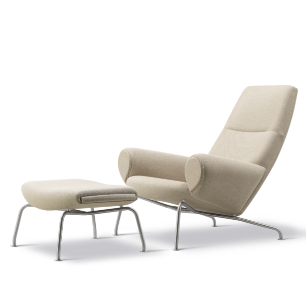 Fredericia Furniture Wegner Queen Chair - Gratis skammel med i k�bet 