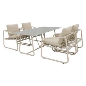Mandalay Lucca Low Dining S�t � Taupe