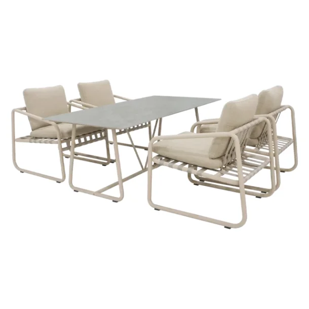 Mandalay Lucca Low Dining S�t  Taupe