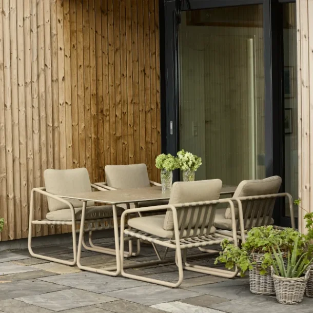 Mandalay Lucca Low Dining S�t  Taupe