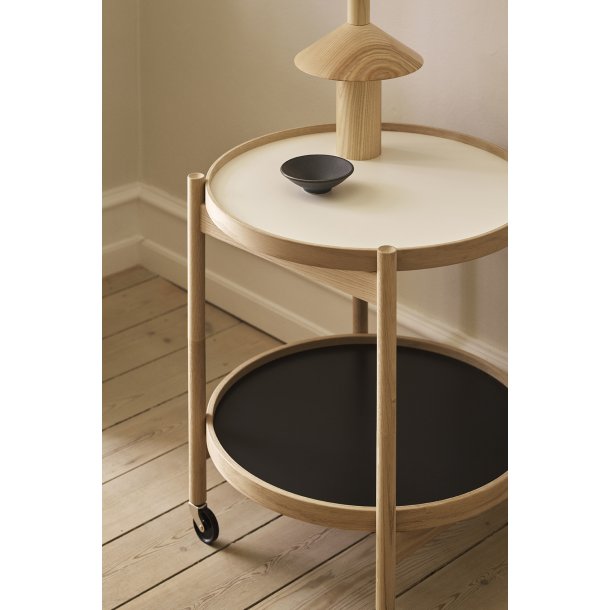 Brdr. Kr�ger Hans B�lling Bakkebord, Model 50, Sort / Hvid
