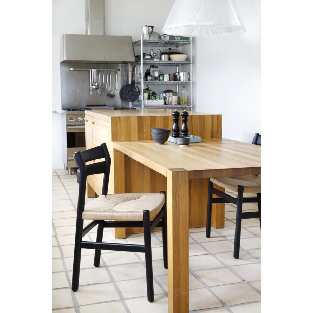 Bernstorffsminde BM1 stol sortlakeret eg Af Brge Mogensen