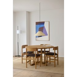 Frerdericia Furniture BM80 Shaker spisebord, rundt af Brge Mogensen