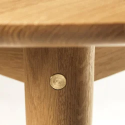 FDB M�bler C62E Bj�rk Spisebord inkl 2 till�gsplader