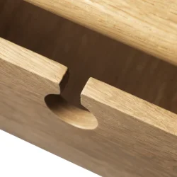 C67 Butler skrivebord lille - Natur lakeret eg
