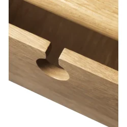 C67 Butler skrivebord stor - Natur lakeret eg