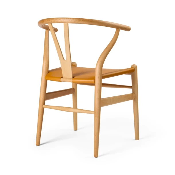 Carl Hansen &amp; S�n CH24P Y-stolen af Hans J. Wegner, b�g m. l�ders�de