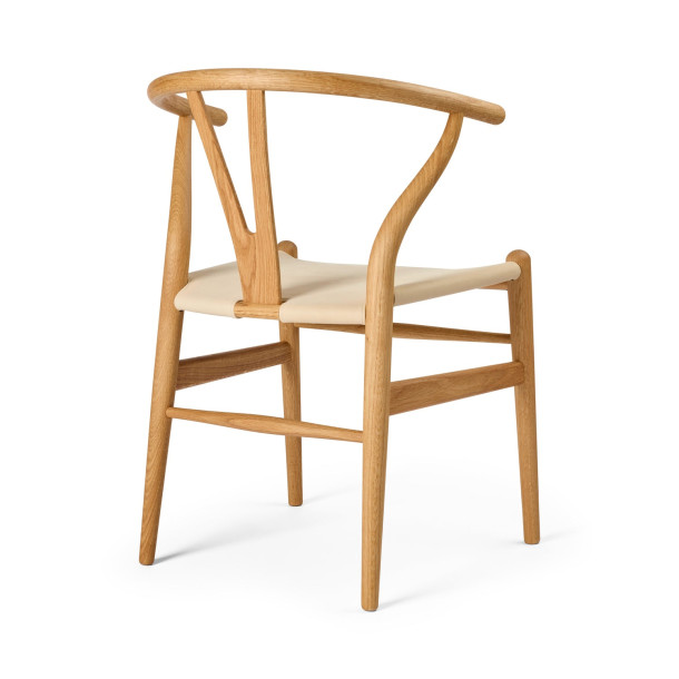 Carl Hansen &amp; S�n CH24P Y-stolen af Hans J. Wegner, olieret eg m. l�ders�de