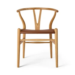 Carl Hansen &amp; S�n CH24P Y-stolen af Hans J. Wegner, olieret eg m. l�ders�de