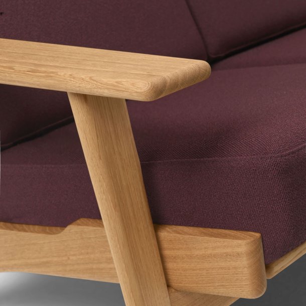 Carl Hansen &amp; Sn CH292 2 pers. sofa, eg olie af Hans J Wegner