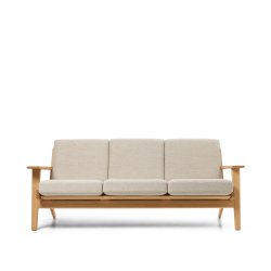 Carl Hansen &amp; Sn CH293 3 pers. sofa, eg olie af Hans J Wegner