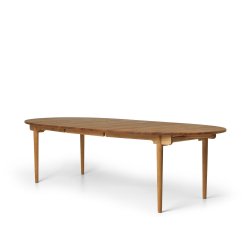 Carl Hansen &amp; Sn CH338 Spisebord, Teak Mix Special Edition inkl. 1 tillgsplade 