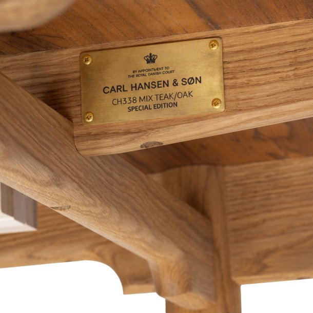 Carl Hansen &amp; Sn CH338 Spisebord, Teak Mix Special Edition inkl. 1 tillgsplade 
