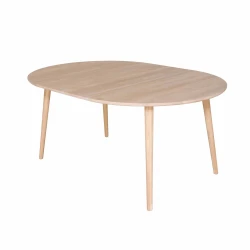 CAS� Thor rundt spisebord med udtr�k � 115 cm