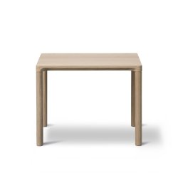 Fredericia Furniture Piloti Wood sofabord, 46,5x39, H:41 cm af Hugo Passos