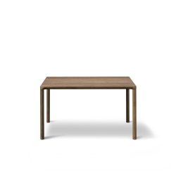 Fredericia Furniture Piloti Wood sofabord, 75x75, H:41 cm af Hugo Passos