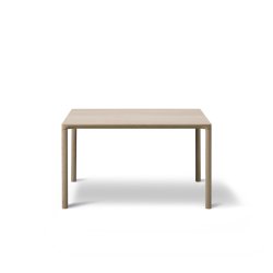 Fredericia Furniture Piloti Wood sofabord, 75x75, H:41 cm af Hugo Passos